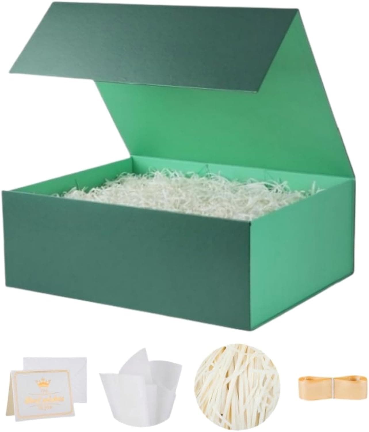 Luxury Green Gift Box with Accessories
