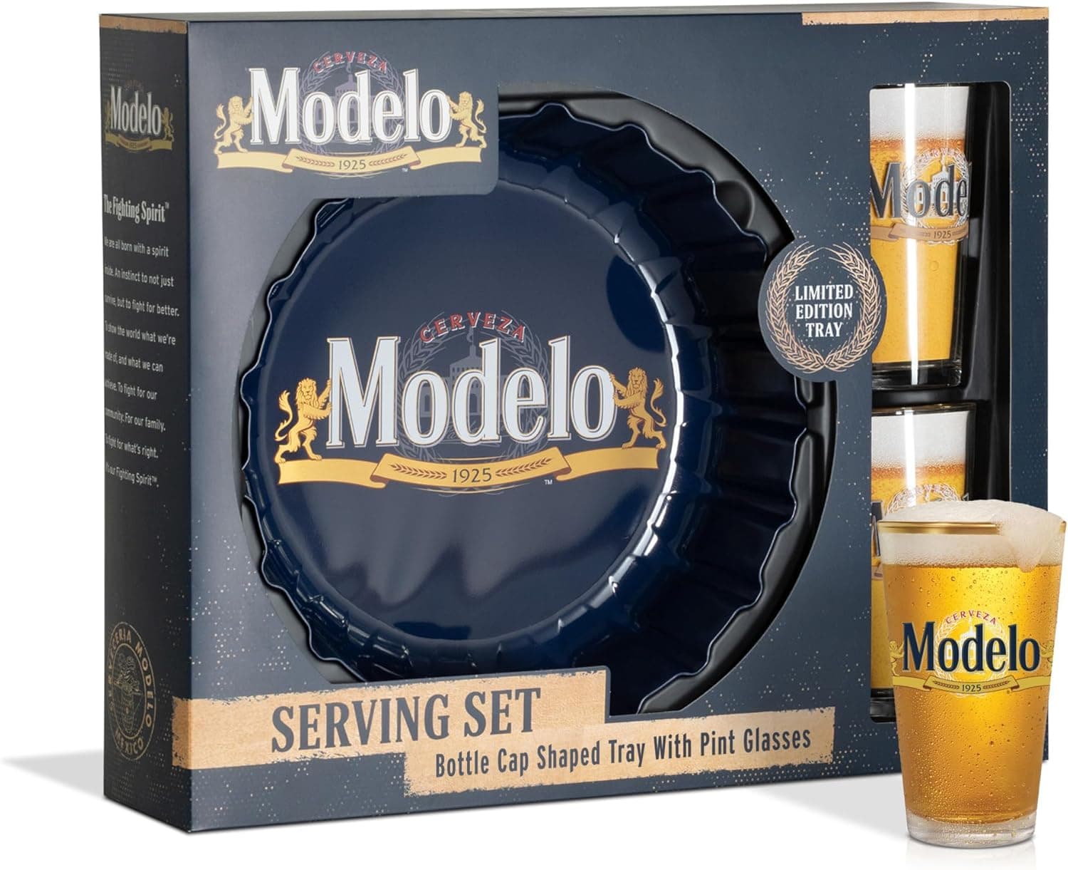Modelo Beer Serving Set Gift Set