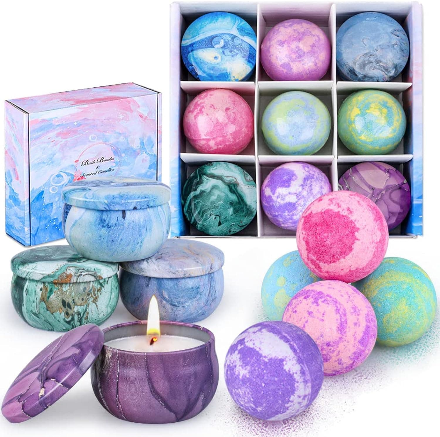 Relaxing Bath Bombs Gift Set