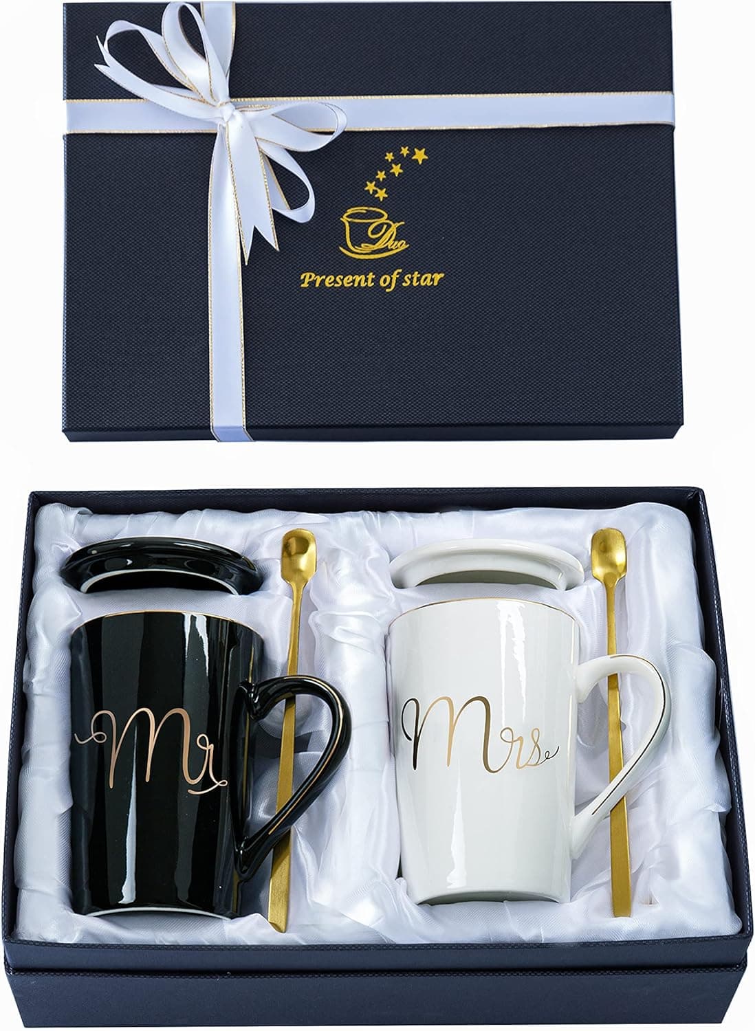 Personalized Coffee Mugs Gift Set