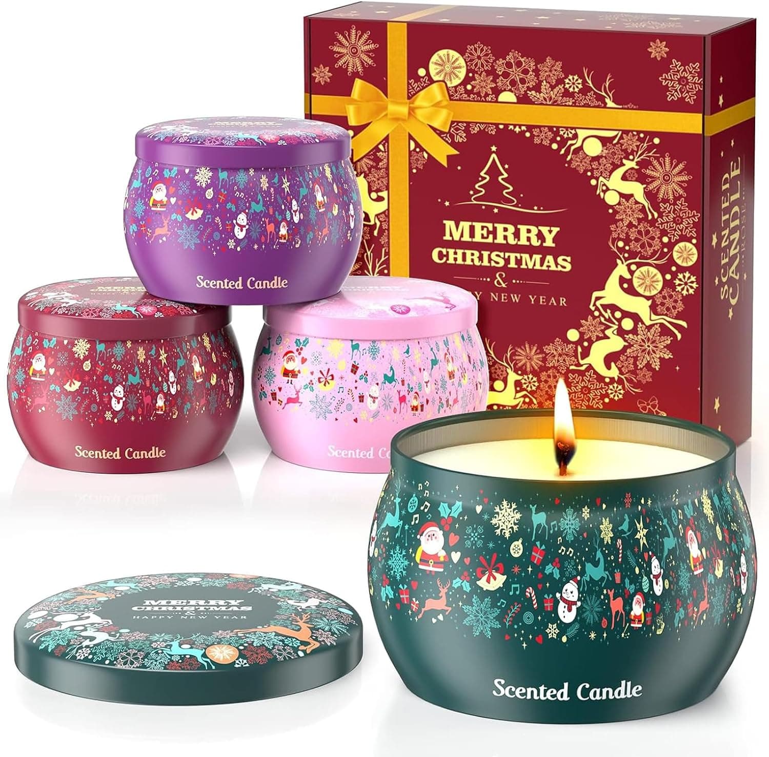Relaxing Aromatherapy Candle Gift Set