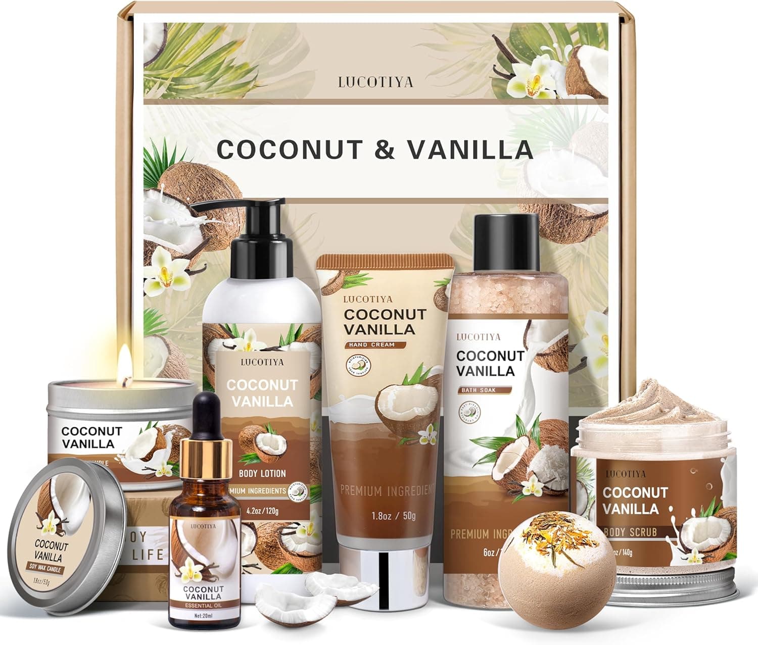 Vanilla Coconut Spa Gift Set
