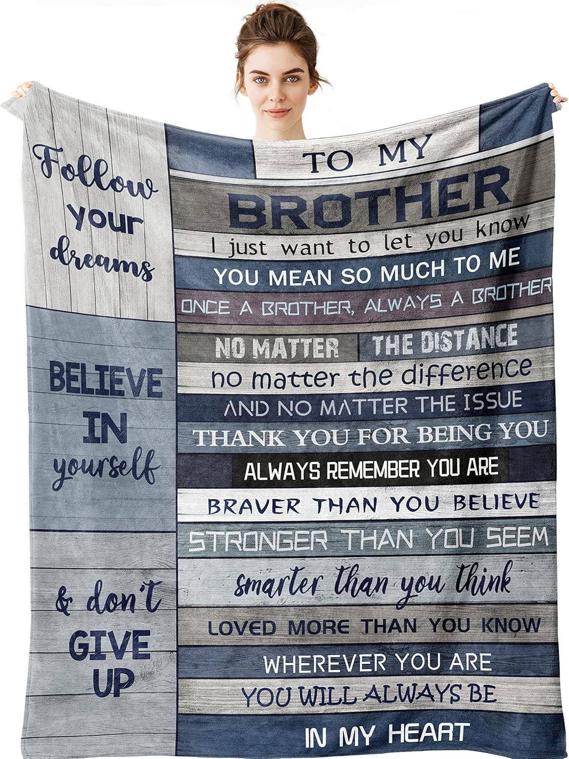 Funny Blanket Gift for Brothers