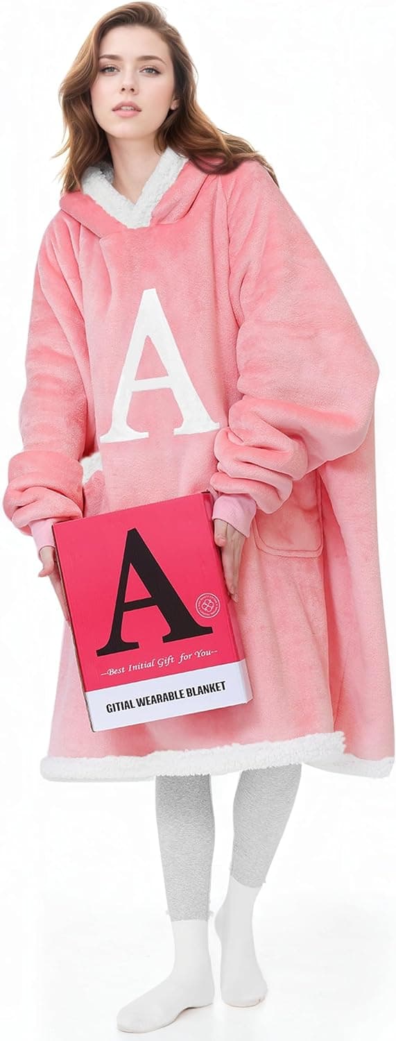 Personalized Wearable Blanket Hoodie