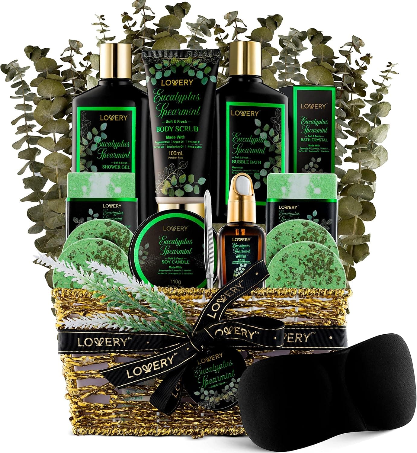 Eucalyptus Spearmint Spa Gift Basket